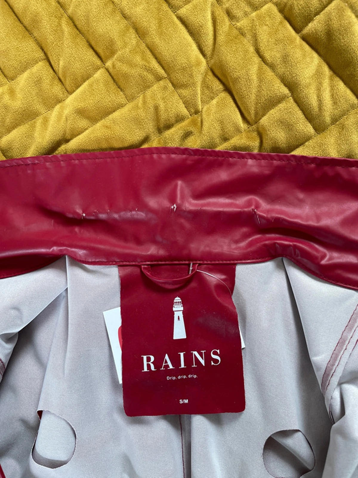 Men's Rains Waterproof Coach Jacket Coat - S/M - 1996