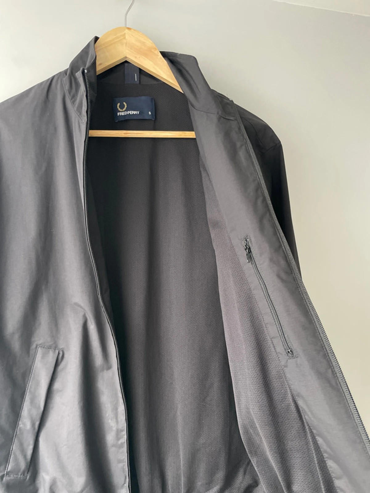 Men’s Fred Perry Harrington Jacket In Black - Small - 2058