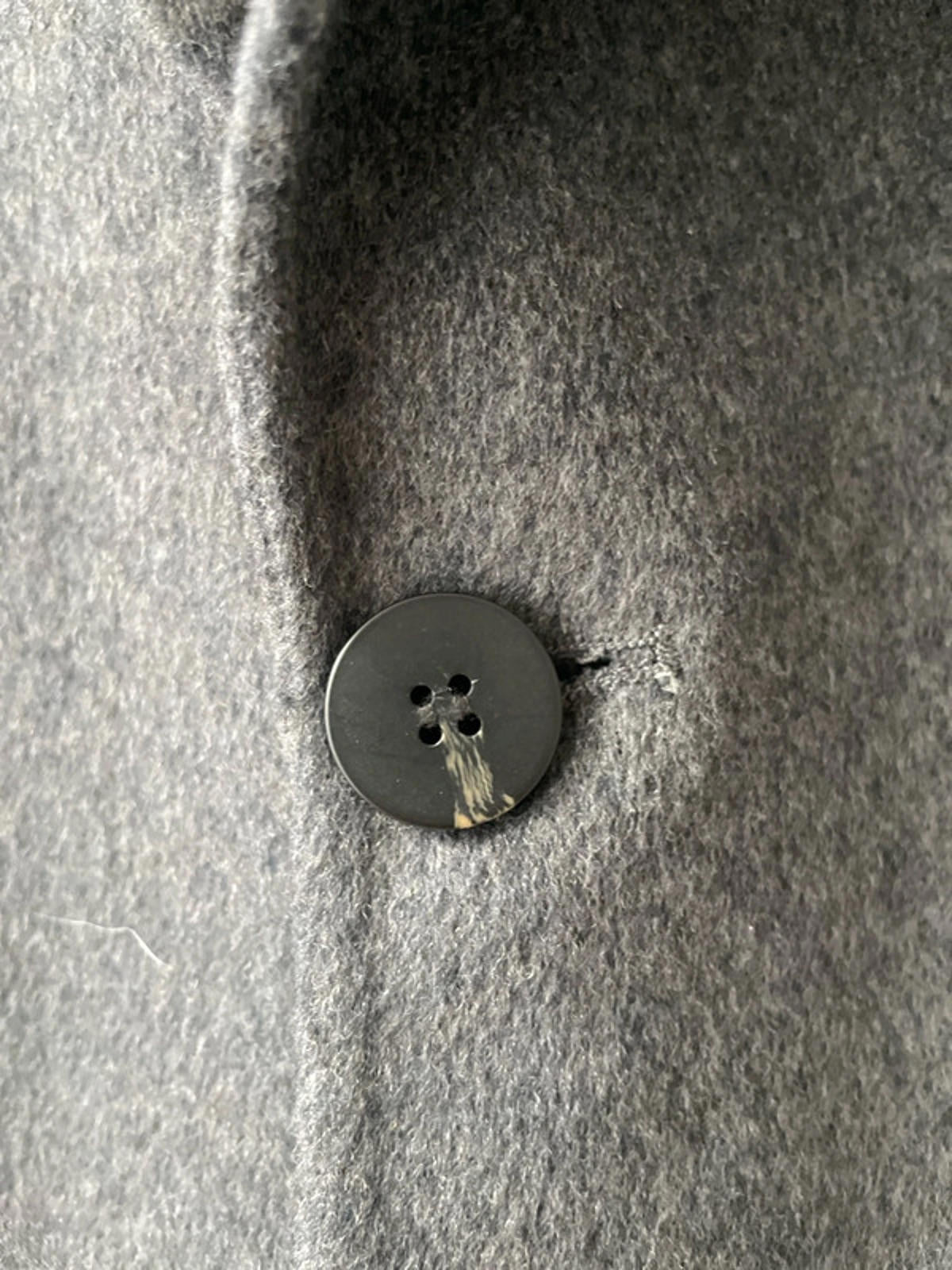 Women’s Lansboter 100% Wool Military Overcoat In Grey - Uk10 - 2389