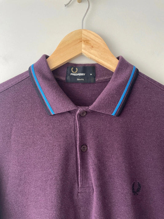 Men’s Fred Perry Slim Fit Short Sleeve Polo Top - Medium - 1797