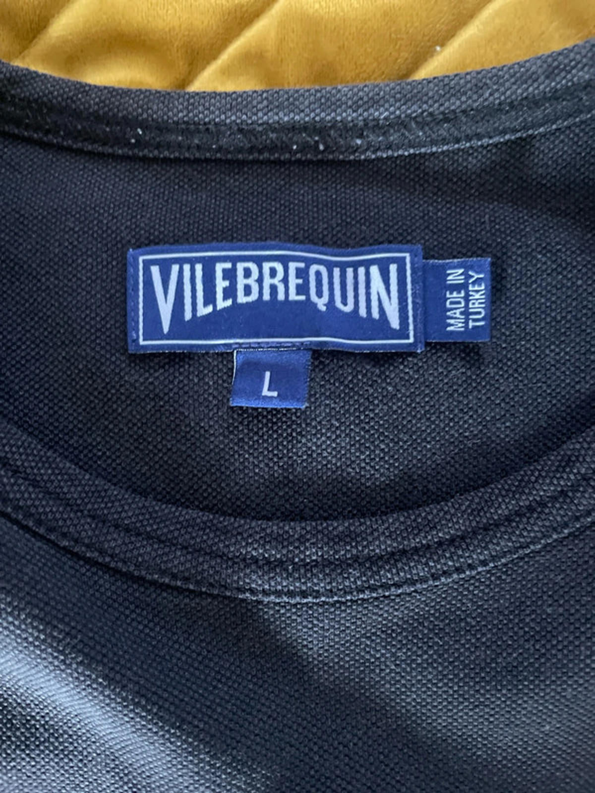 Men’s Vilebrequin Premium Crew Neck T-Shirt In Black - Large - 1504