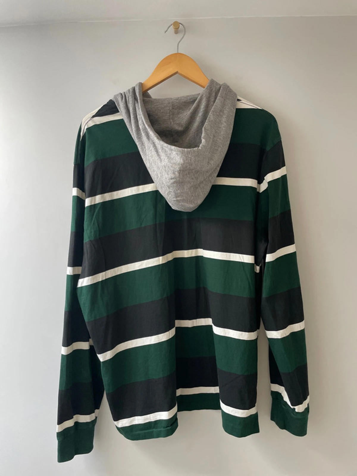 Men’s Ralph Lauren Hooded Rugby Shirt Top - XLarge - 0842