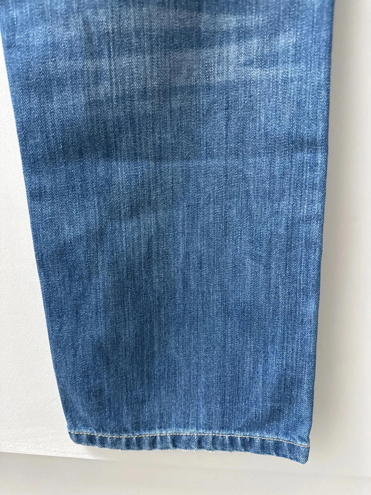 Men’s Wide Leg Baggy Fit Jeans With Wash Finish - W38/L31 - 0404