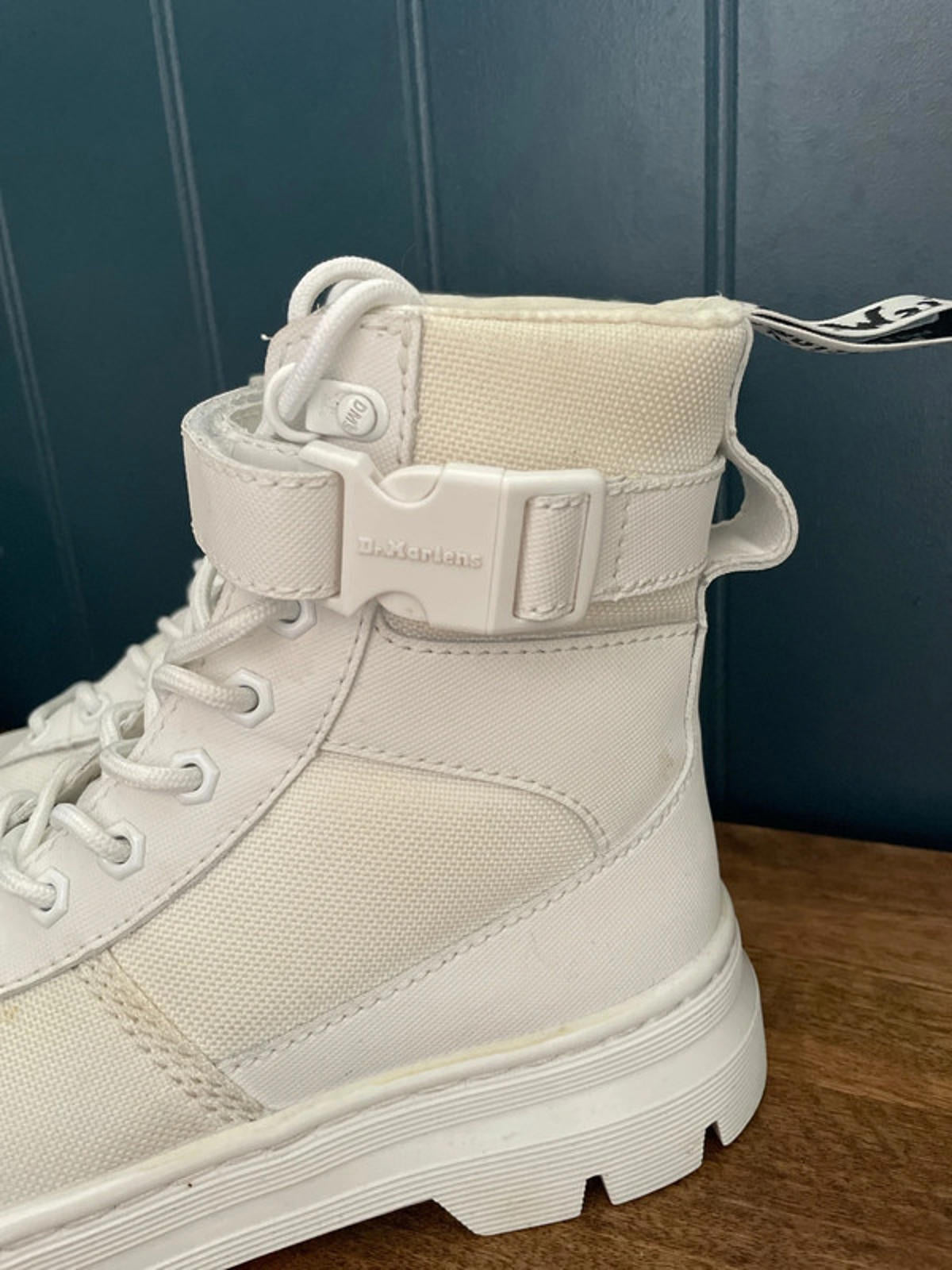 Women’s Dr Martens Combs Tech Boots In Off White - UK 6 - 2367