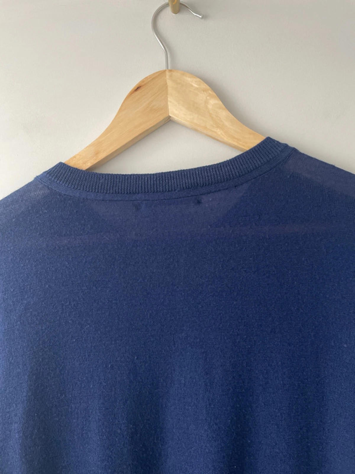 Men’s Sandro Premium Long Sleeve Crew Neck Jumper In Navy - Medium - 1904