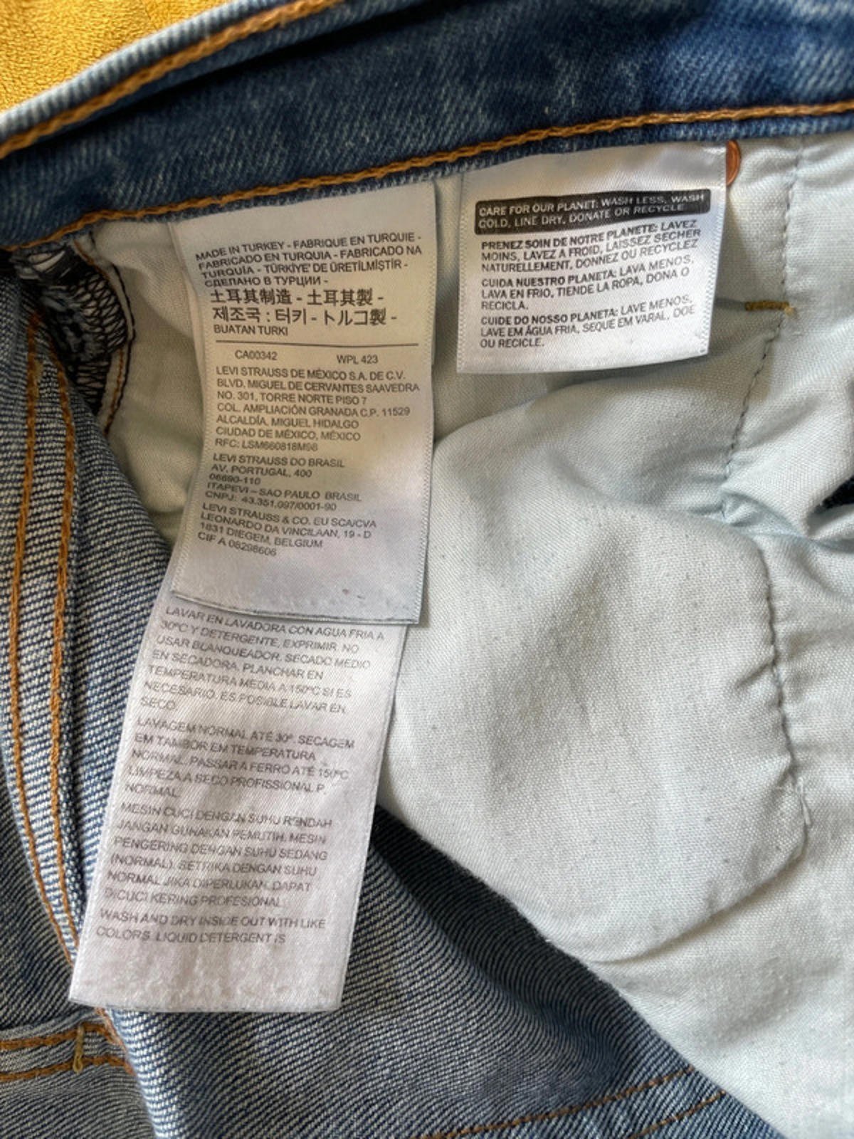 Women’s Levi’s Ribcage Straight High Waisted Fit Jeans - W24/L27 -1856