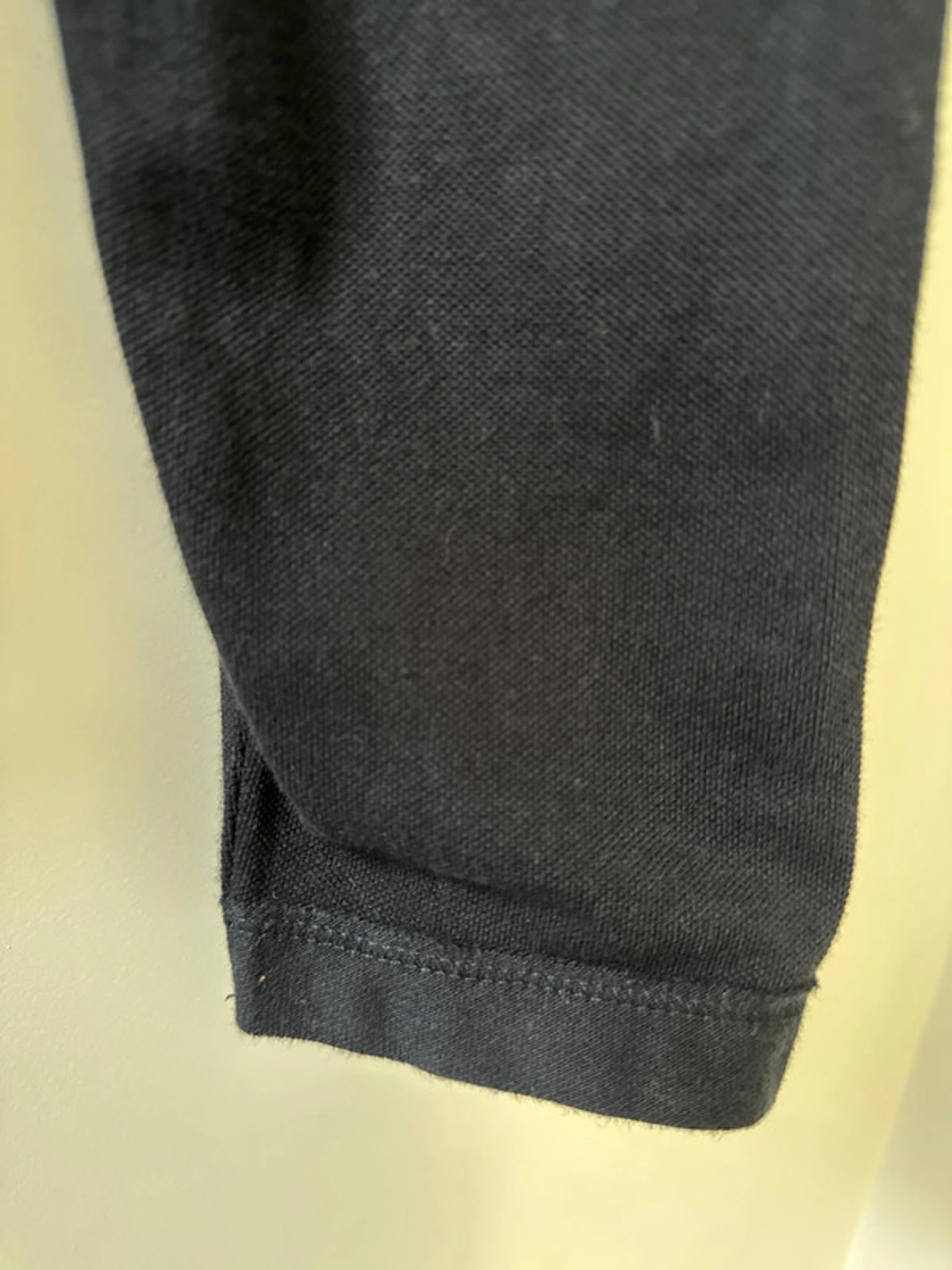 Men’s Allsaints Long Sleeve Polo Top In Black - Medium - 0222