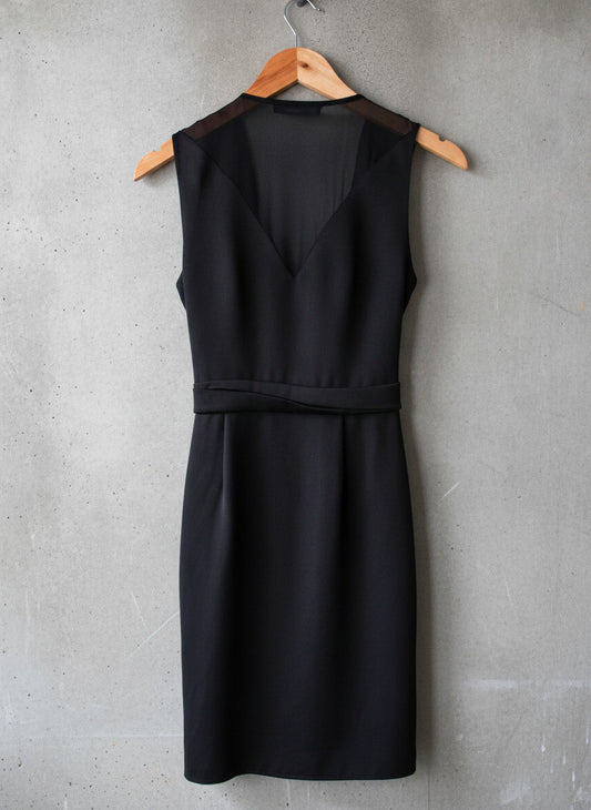 Women’s Allsaints Anika Premium Wrap Maxi Dress In Black - Uk8 - 3555