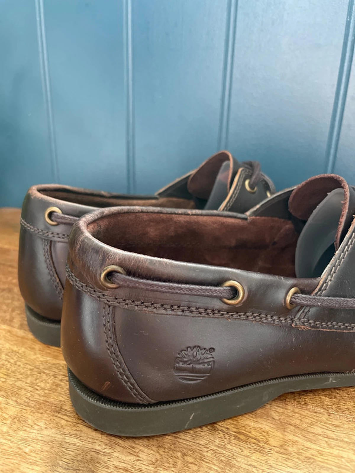 Men’s Timberland Premium Leather Classic Boat Shoes In Brown - UK8 - 1919