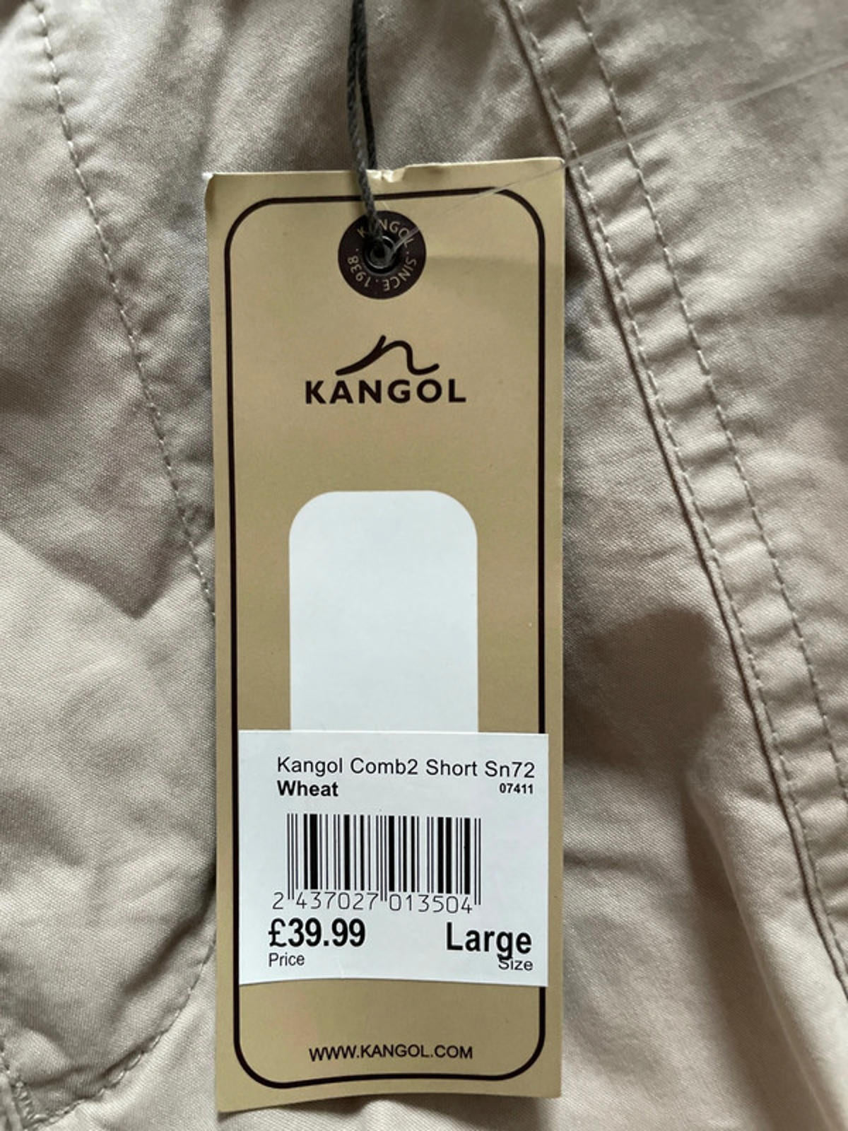 Men’s Kangol Oversized Cargo Shorts - W36 - 1252
