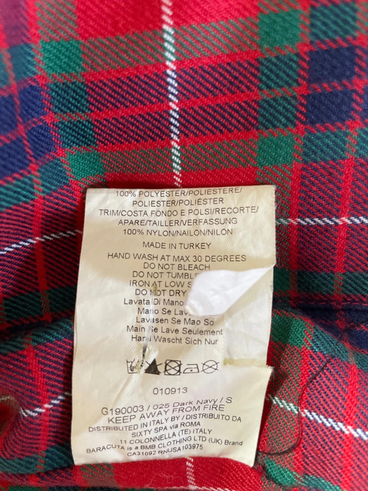 Men’s Baracuta G9 Premium Hooded Harrington Jacket - Small -2066