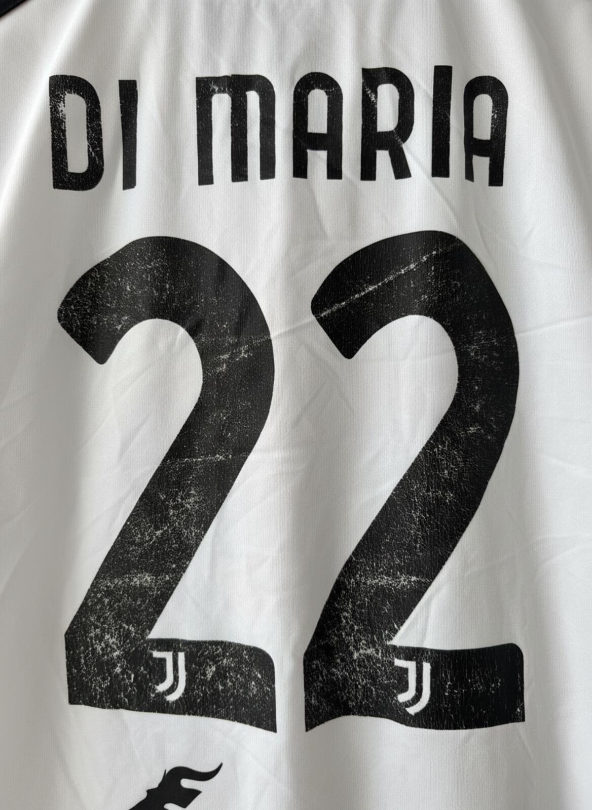 Mens Juventus Di Maria 2022/23 Home Football Shirt Top - XXLarge - 3488