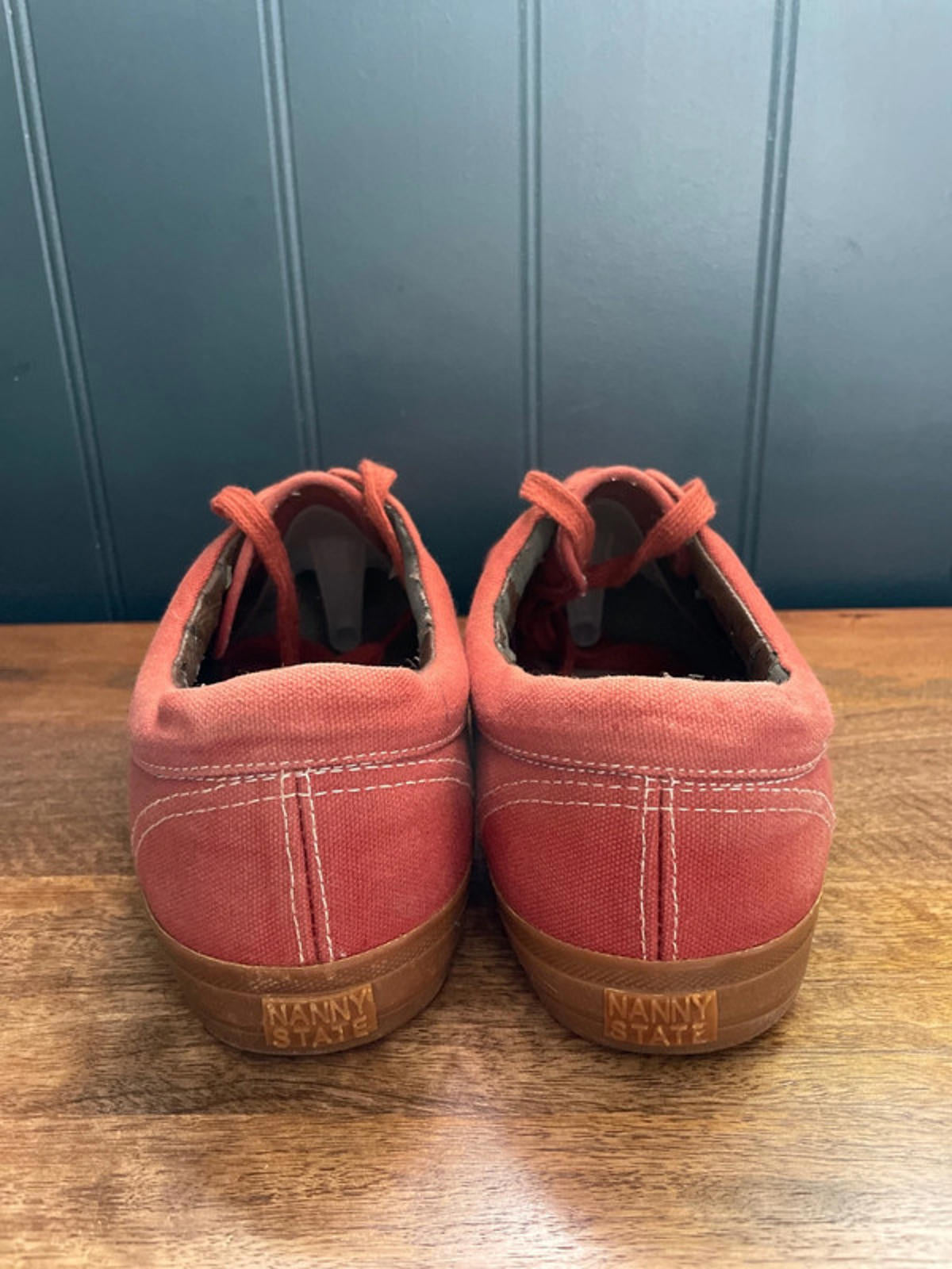 Men’s Nanny State Trainers In Orange - UK 9 - 1614