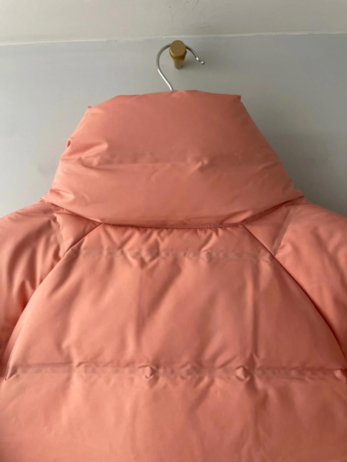 Women’s Adidas Helionic Oversized RLX Down Puffer Jacket In Coral - Large - 2340