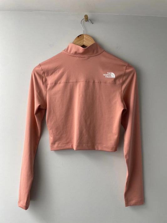 Women’s The North Face Cropped Zip Running Top - Small - 1483