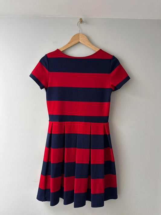 Women’s Ralph Lauren Stripped Jersey Tennis Dress - UK10 - 1967