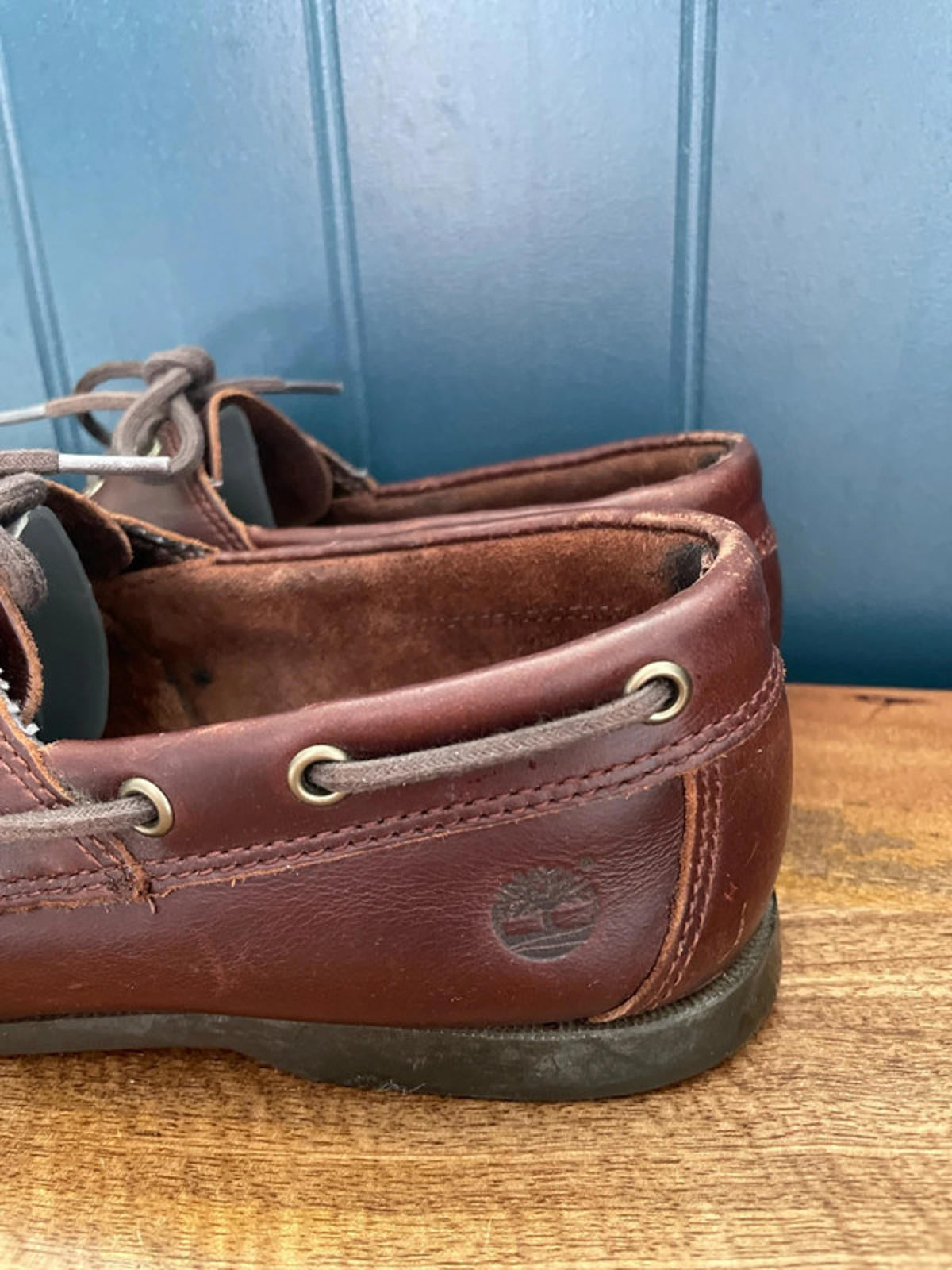 Men’s Timberland Premium Leather Classic Boat Shoes In Brown - UK8 - 1920