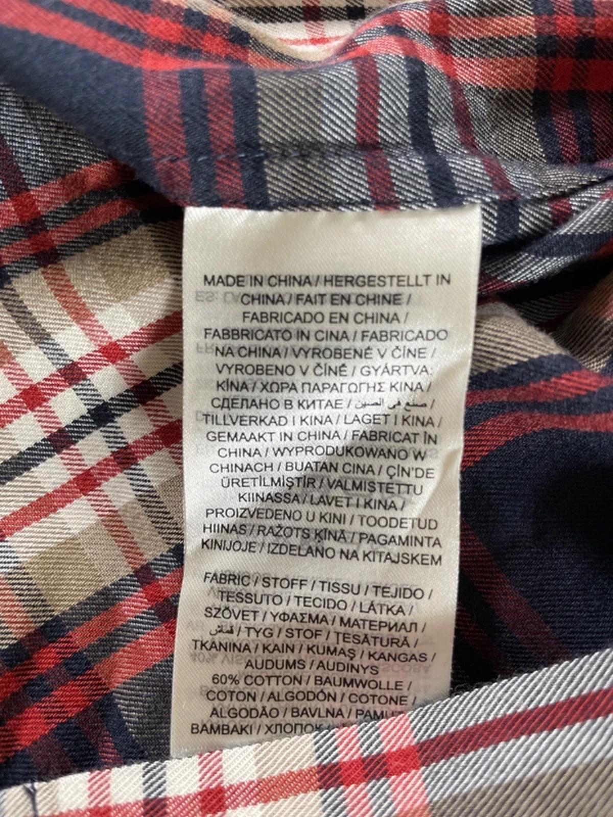 Women’s Gant Flannel Checked Relaxed Fit Brushed Cotton Shirt in Blue/Red - UK 10 - 2993