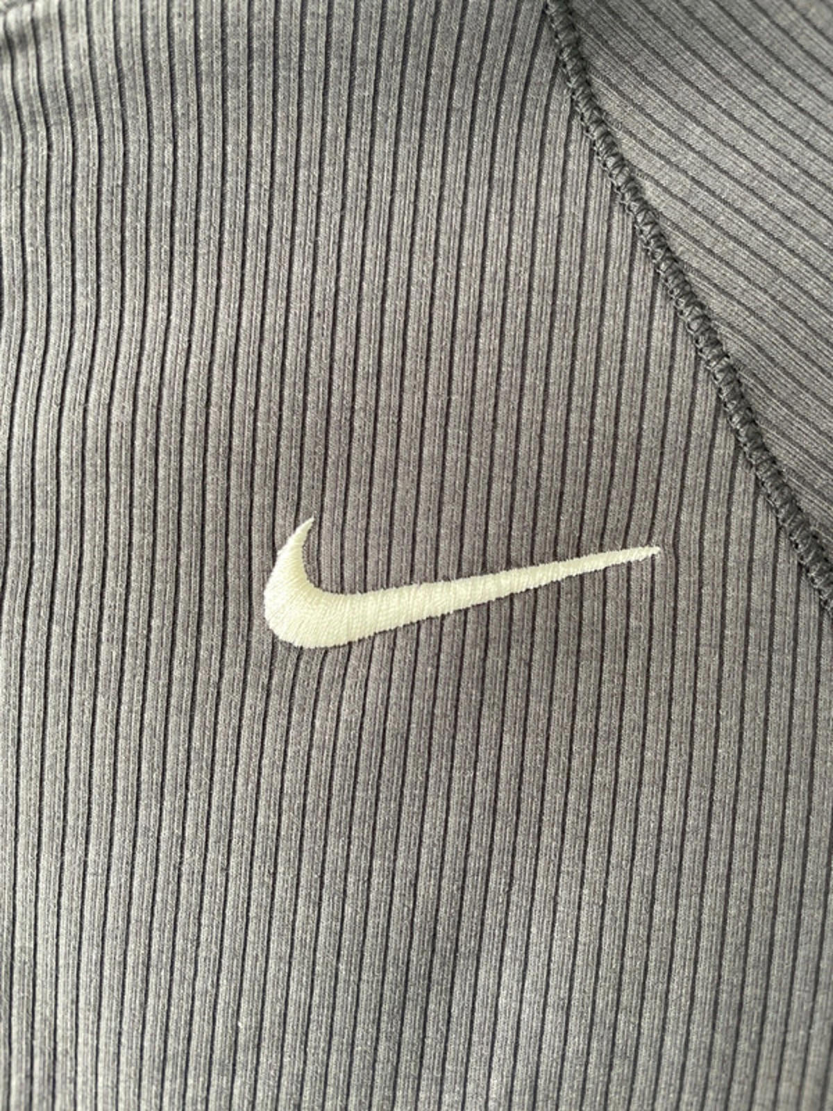 Women’s Nike Premium Ribbed Long Sleeve Zip Through Top - Small - 1740