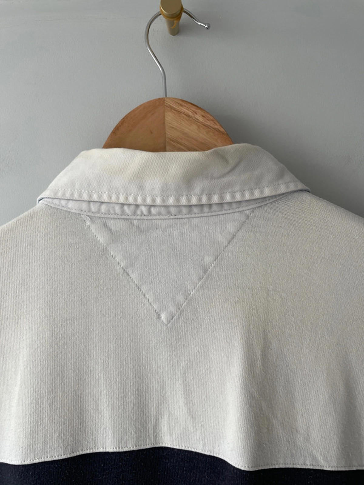 Men’s Tommy Hilfiger Long Sleeve Rugby Polo Top - XLarge - 2002