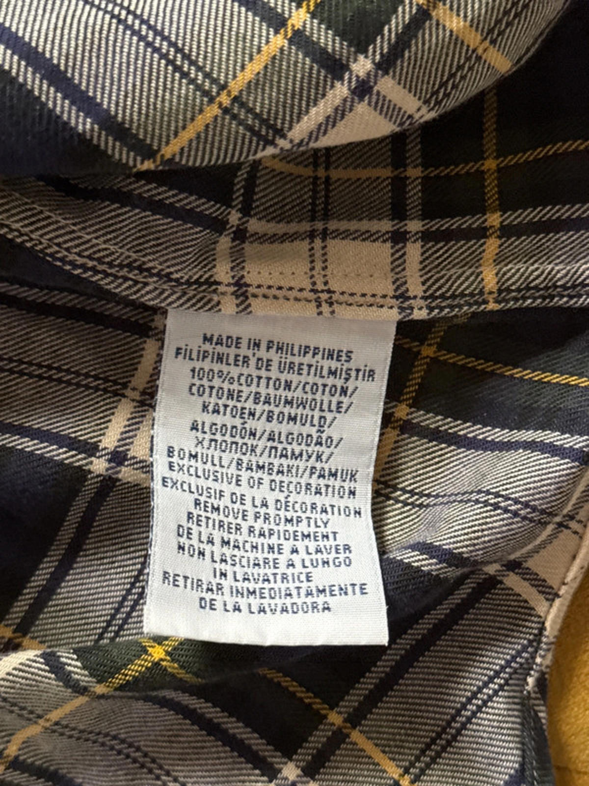 Men’s Ralph Lauren Premium Brushed Cotton Check Oxford Shirt - Small - 0422