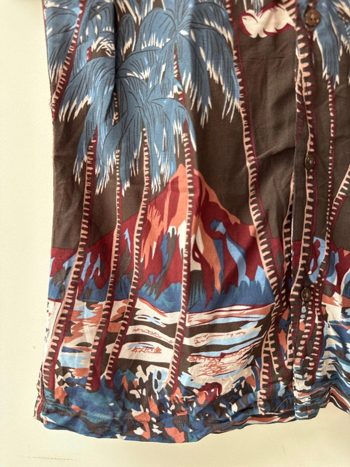 Men’s Allsaints Nalu premium short sleeve printed shirt - Small - 1682