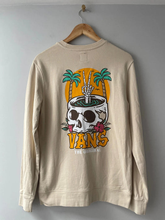 Men Vans Long Sleeve Printed Sweatshirt Top - Small - 2031