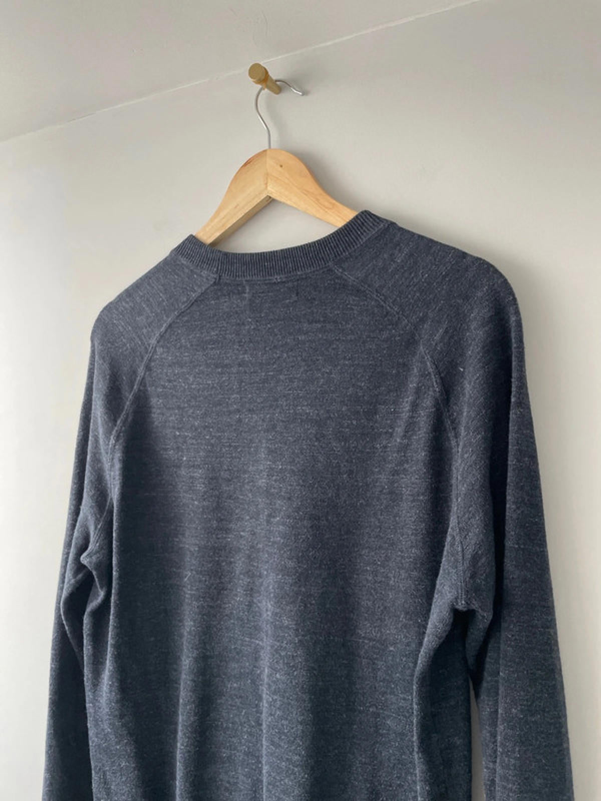 Men’s Fred Perry Long Sleeve Crew Neck Jumper In Grey - Small - 2064