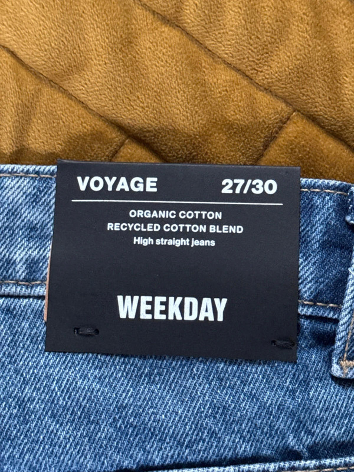 Women’s Weekday Voyage Fit High Waisted Jeans With Wash Effect - W27/L30 - 0622