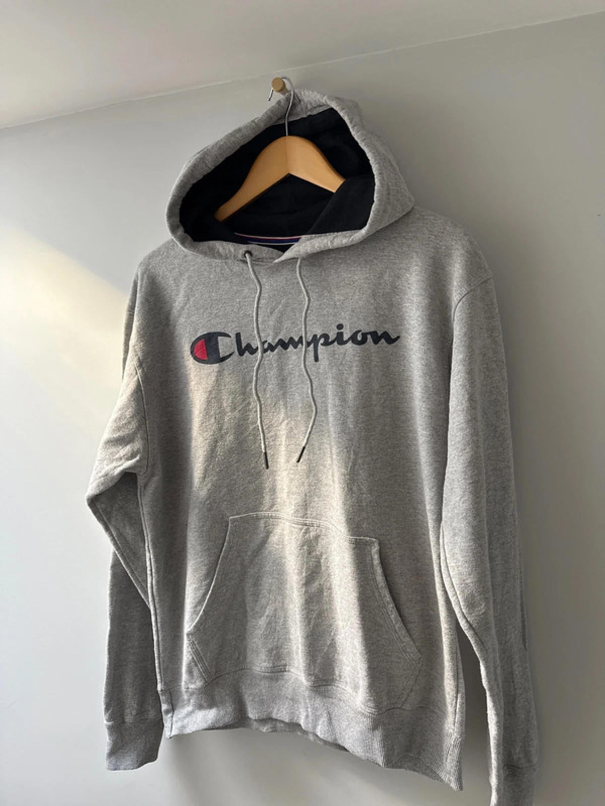 Men’s Champion Relaxed Oversized Fit Hoodie With Logo Print - Medium - 0465