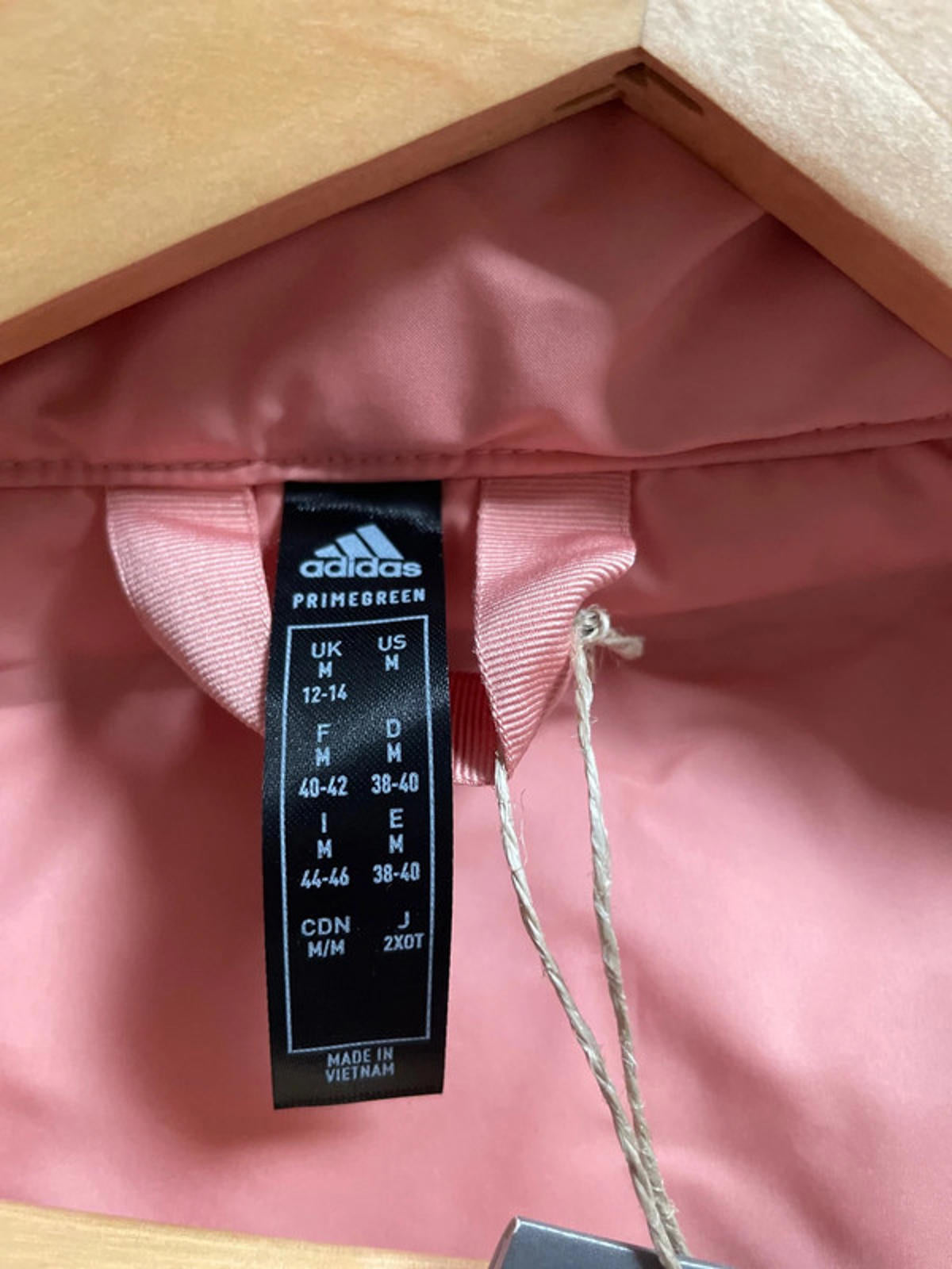 Women’s Adidas Helionic Oversized RLX Down Puffer Jacket In Coral - Uk12 - 2342