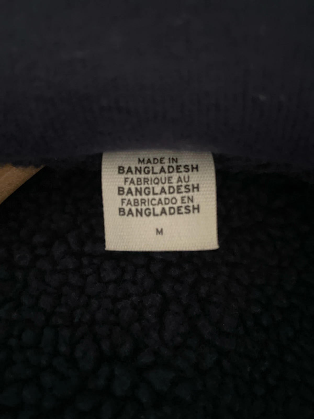 Men’s Levi’s Bomber Jacket With Fleece Lining In Navy - Medium- 2375