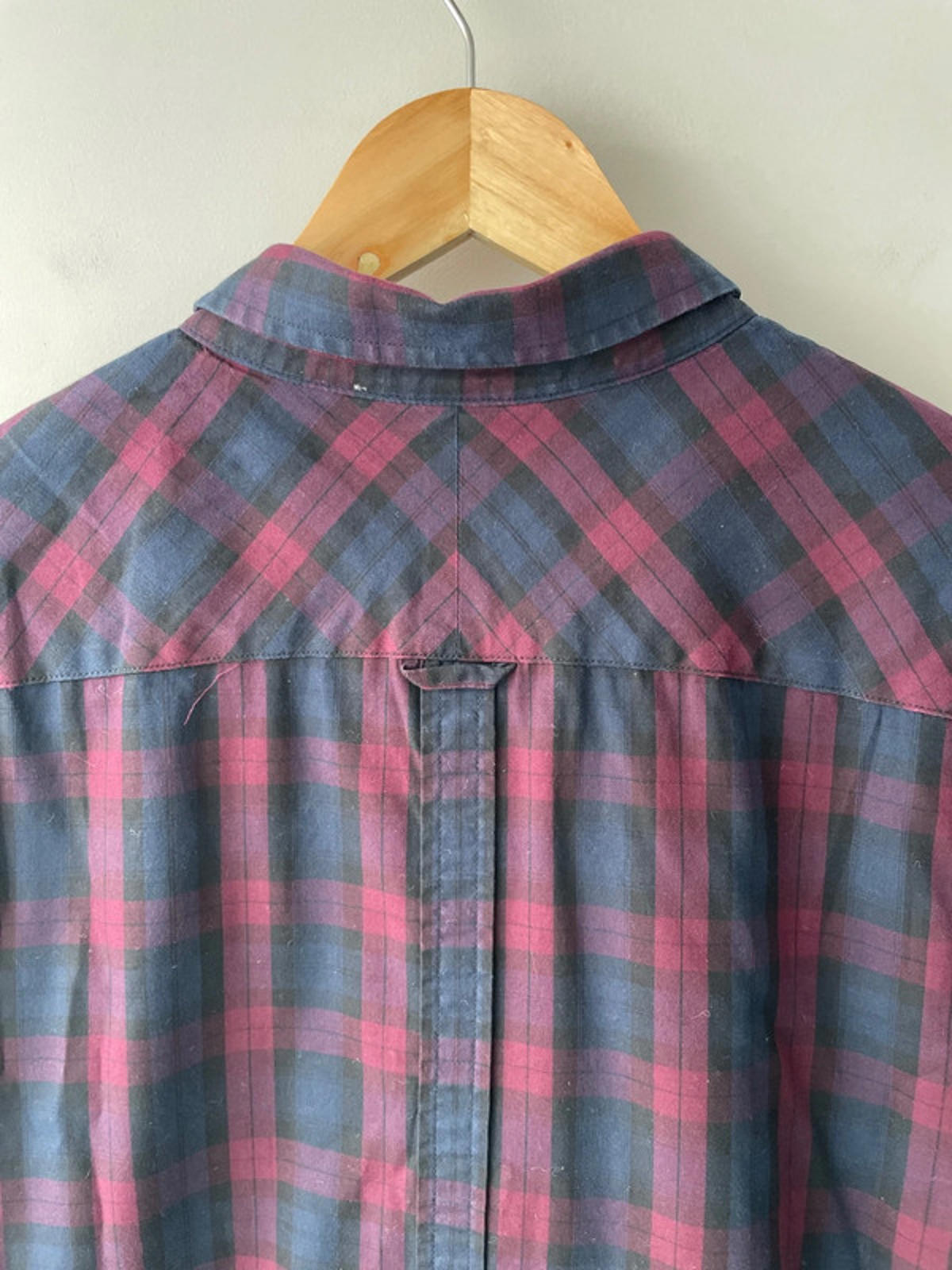 Men’s Fred Perry Premium Long Sleeve Check Shirt - Large - 1581