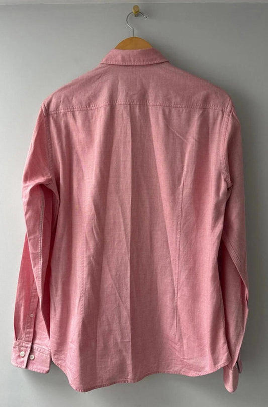 Men’s Hugo Boss Chambray Shirt In Modern Fit - Medium - 0253