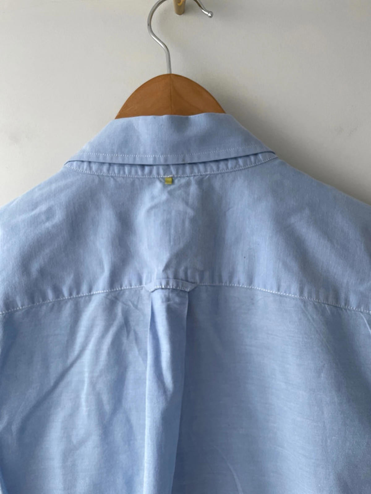 Men’s Pretty Green Oxford Chambray Shirt - Medium - 1759