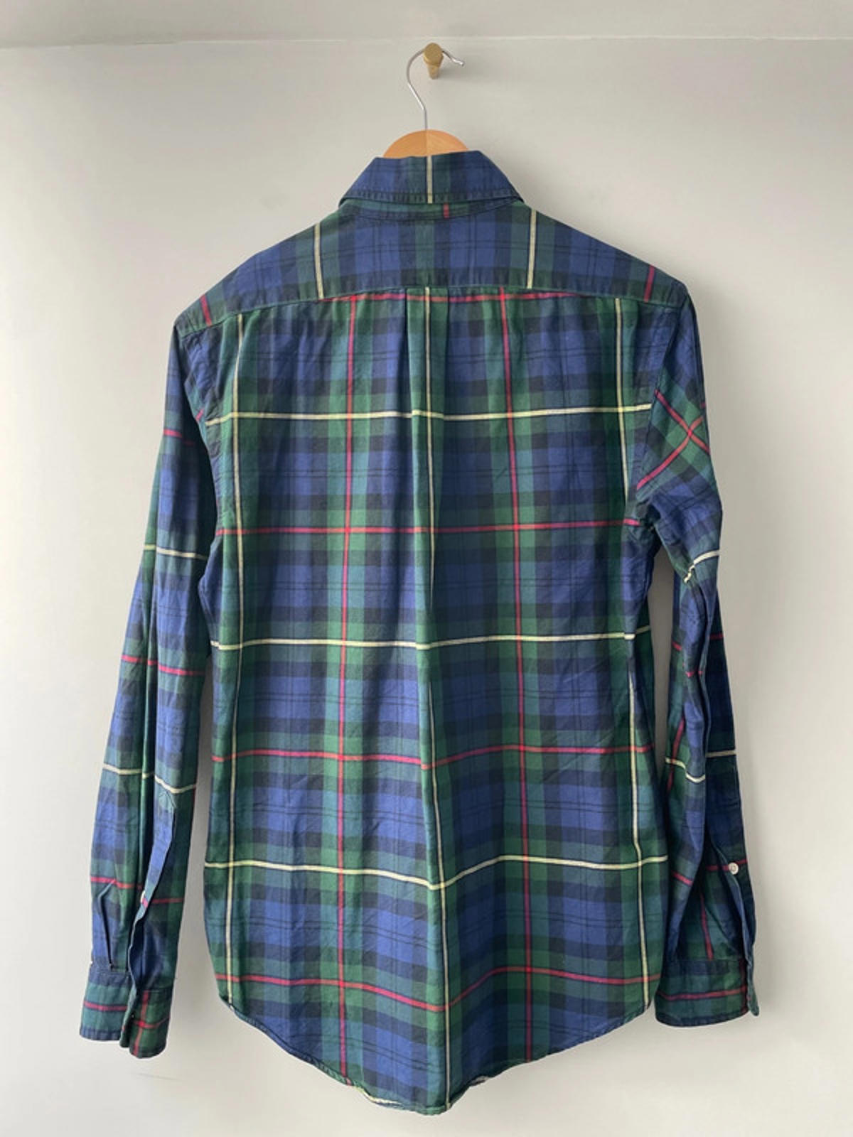 Men’s Ralph Lauren Button Down Oxford Long Sleeve Check Shirt - Small - 1544