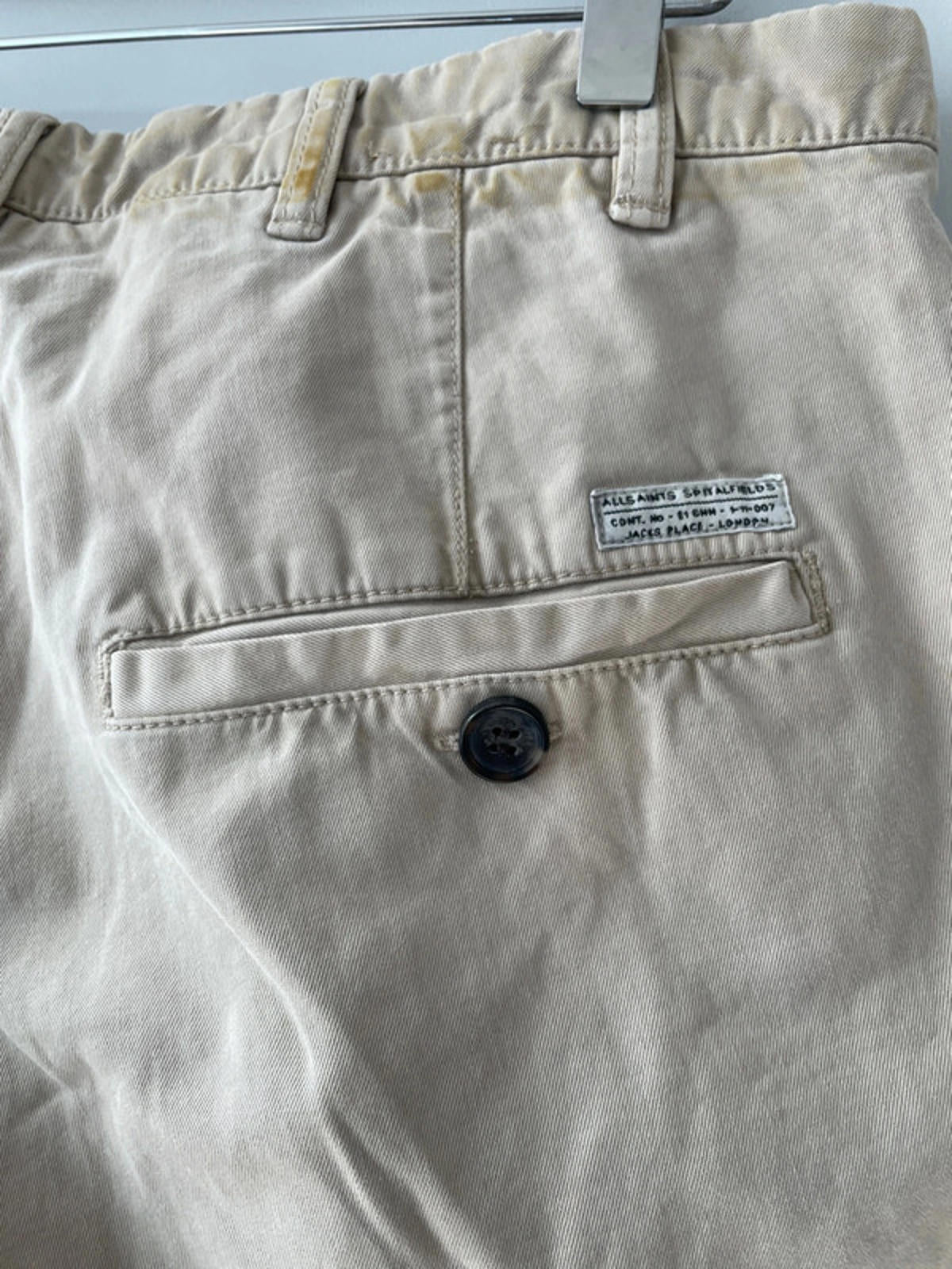 Men’s Allsaints Premium Chino Shorts - W30 - 1665