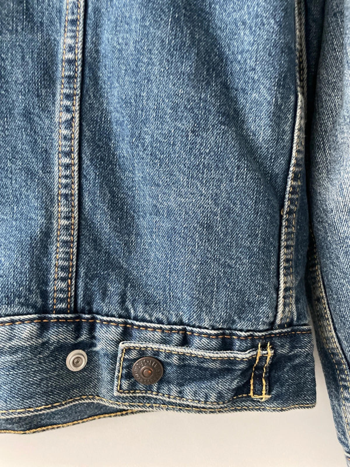 Men's Levi's Denim Trucker Jacket Coat With Borg Lining In Blue - Medium - 2330