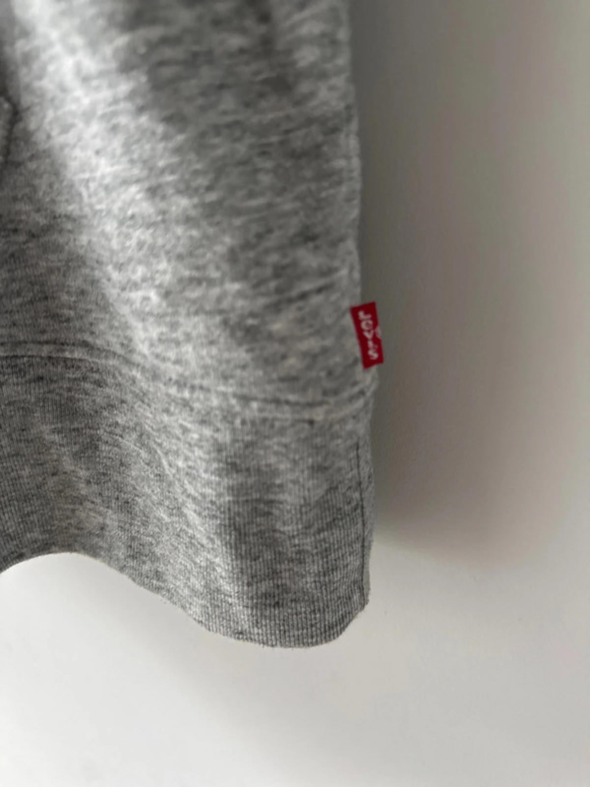 Men’s Levi’s Hoodie Top With Print In Grey Marl - Small - 0642