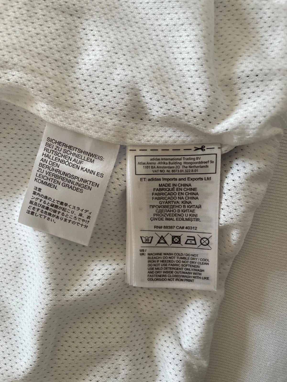 Women’s Adidas Premium Stripped Track Jacket in Black/White - UK6 - 2511