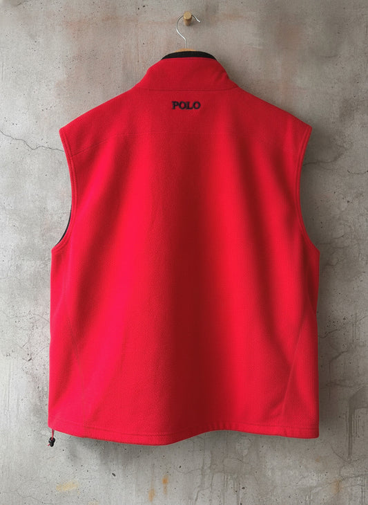Men’s Ralph Lauren Golf Zip Through Gilet Top In Red - XLarge - 3668
