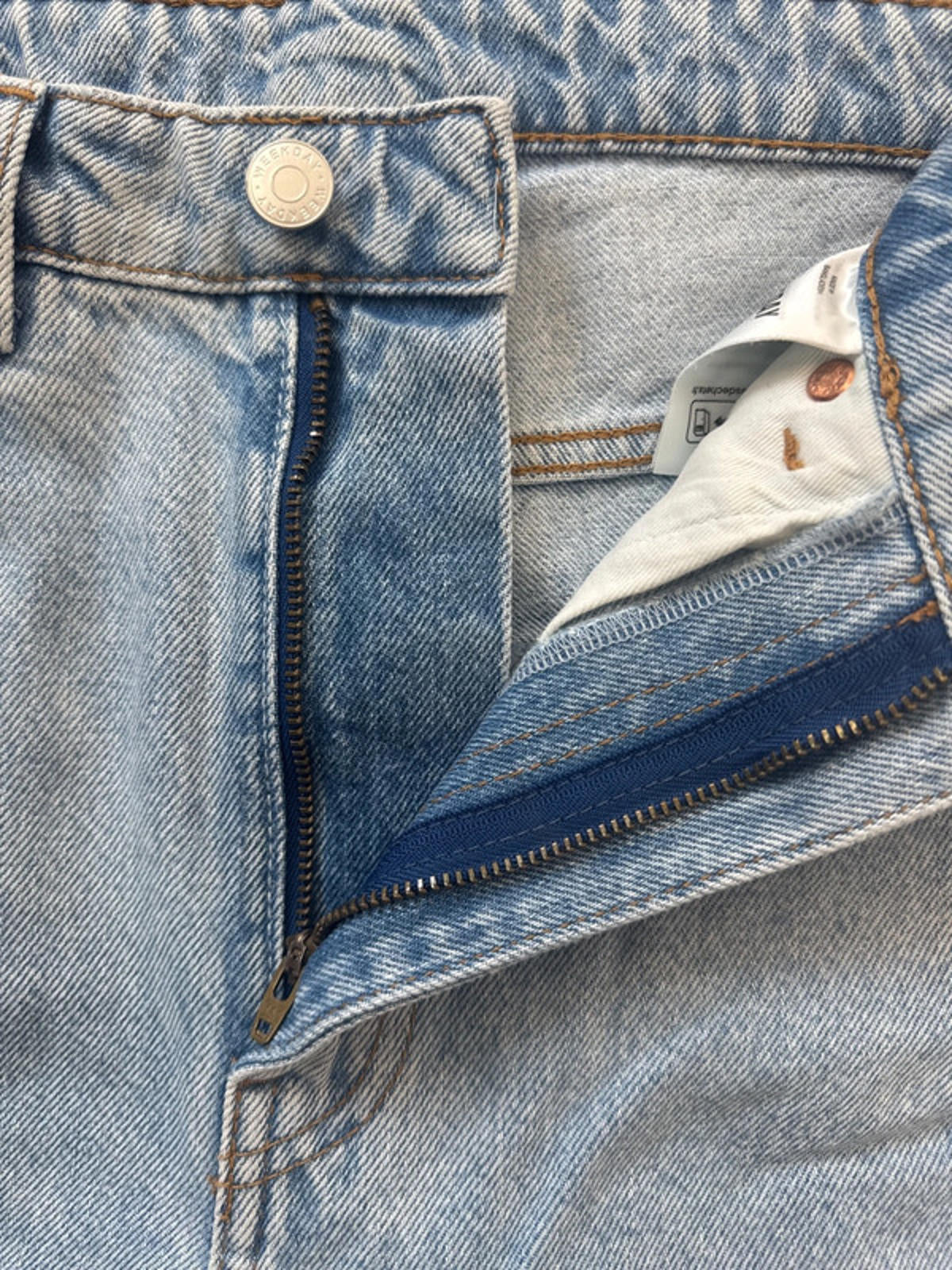 Women’s Weekday Voyage High Waisted Straight Fit Jeans - W28 / L30 - 1318
