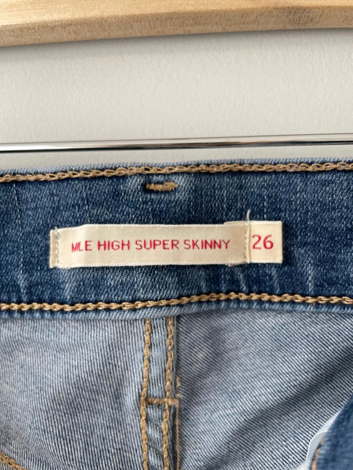 Women’s Levi’s Mile High Super Skinny Fit Jeans - W26/L28 -1858