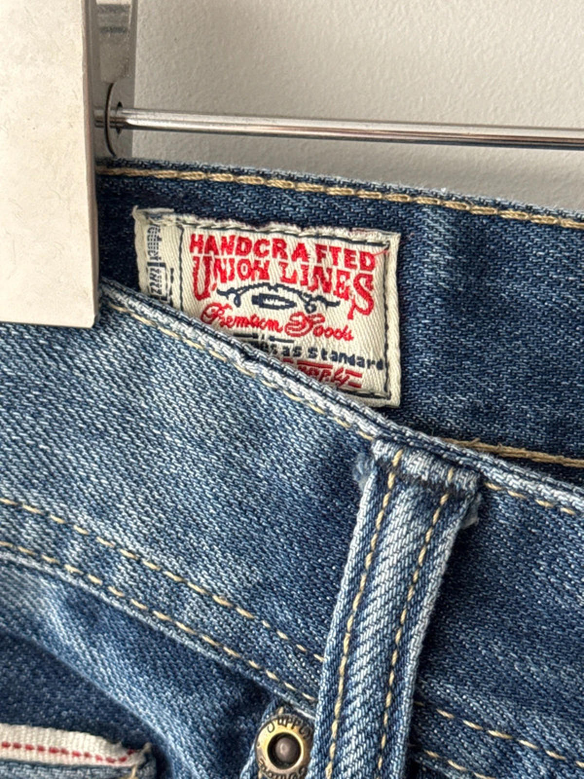 Men’s Wide Leg Baggy Fit Jeans With Wash Finish - W38/L31 - 0404