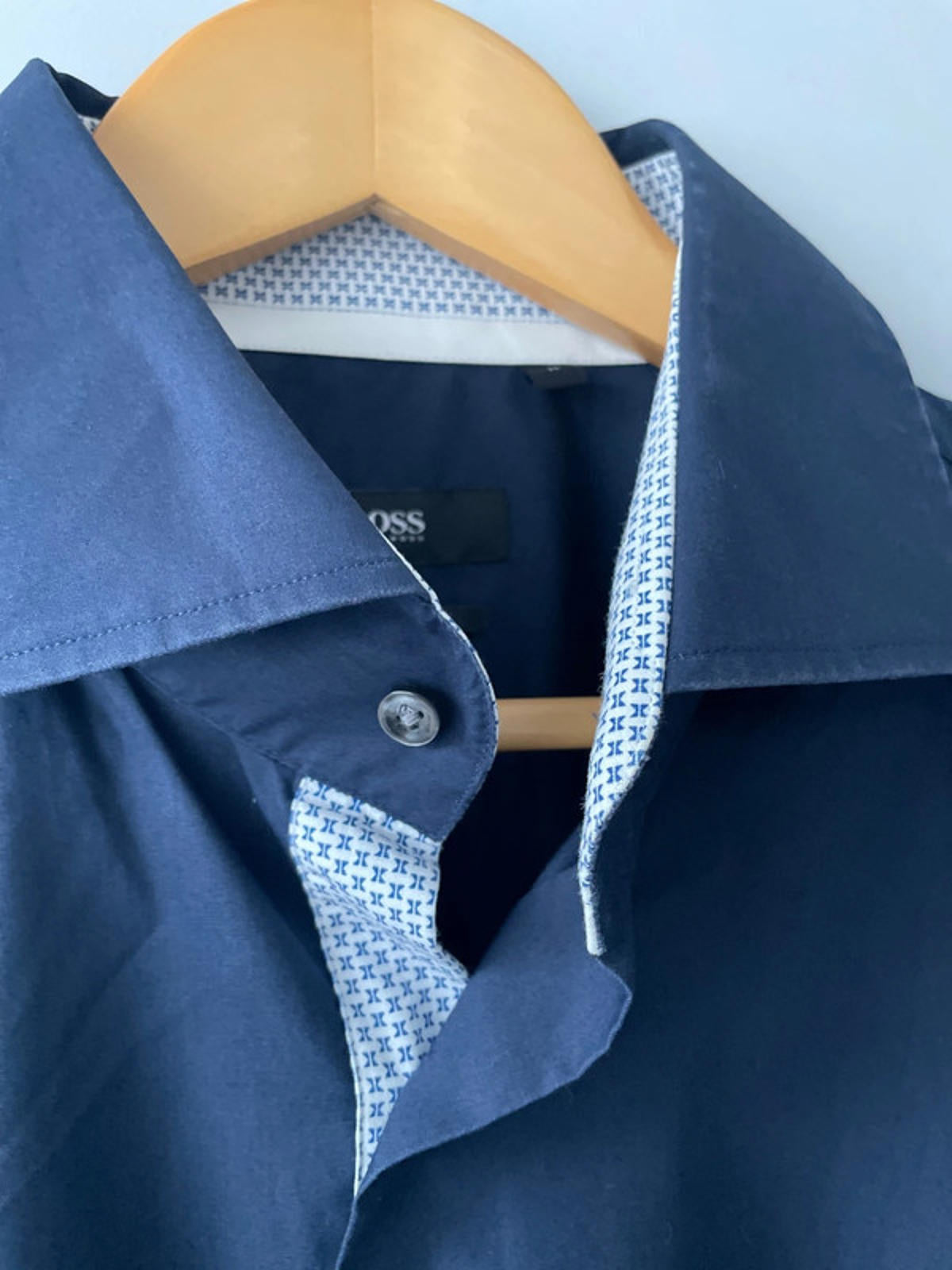 Men’s Hugo Boss Shirt In Regular Fit Long Sleeve - Large