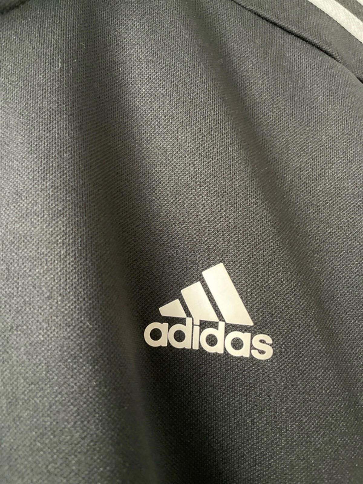 Men’s Adidas Full Zip Track Jacket Top In Black - Large - 2318