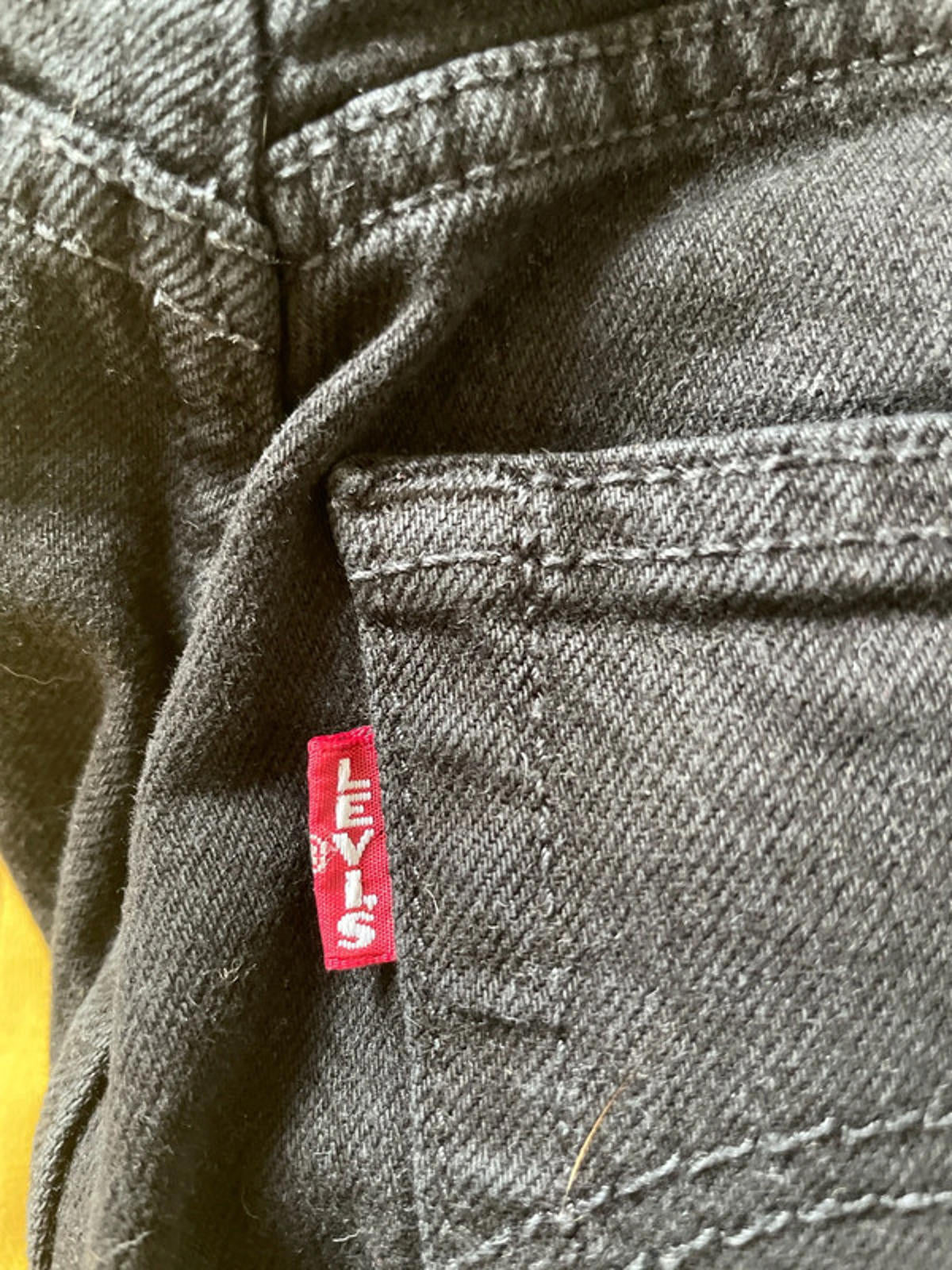 Women’s Levi’s Ribcage Straight High Waisted Fit Jeans In Black - W23/L27 -1842