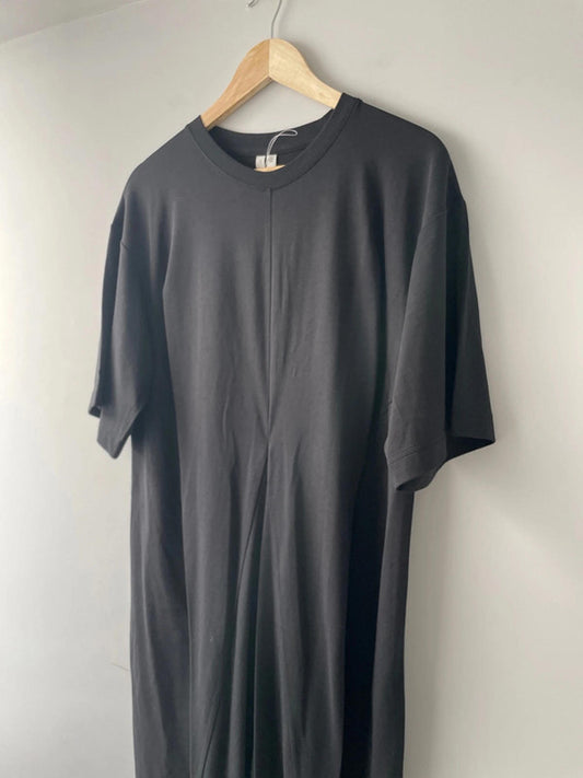 Women’s Arket Black Short Sleeve Dress With Two Front Pleat Details - Small - 2004