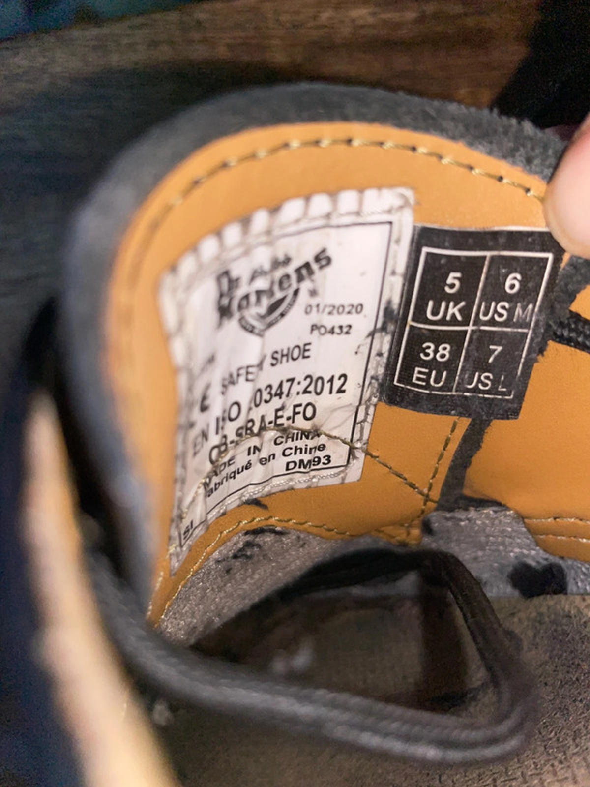 Women’s Dr Martens 1461 Premium Leather Chunky Sole Shoes In Black - UK 5 - 2303