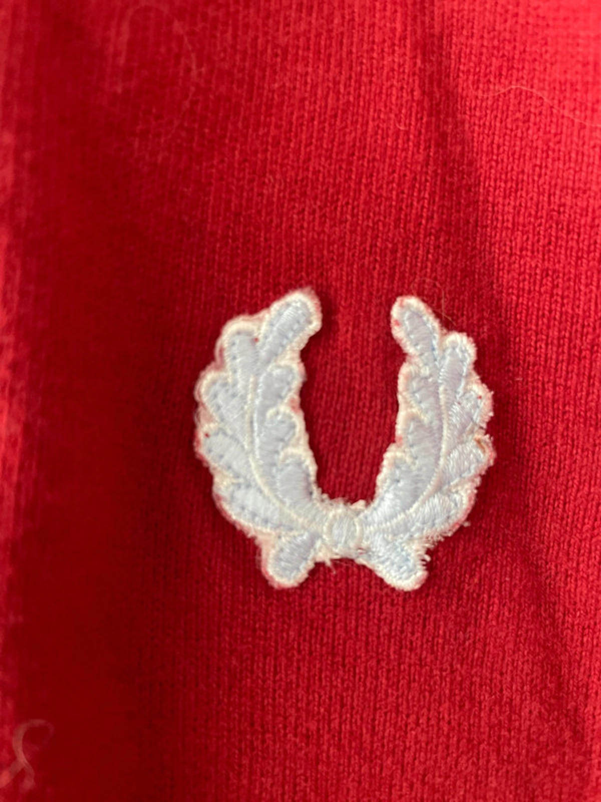 Men’s Fred Perry Premium Long Sleeve Rugby Polo Top - Medium - 2000
